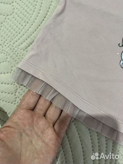 2 футболки для девочки crockid 80