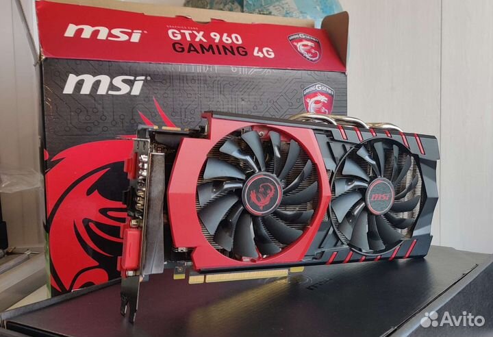 Видеокарта MSI GTX 960 4G