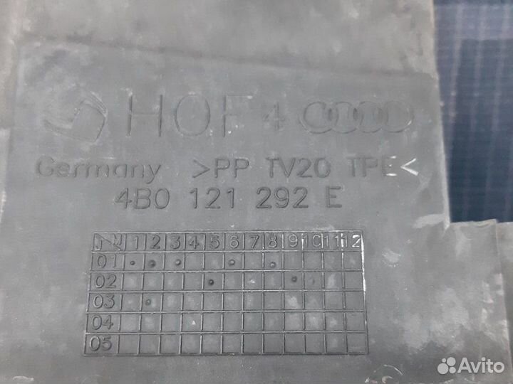 Воздуховод радиатора правый Audi A6 C5 ASN 2004