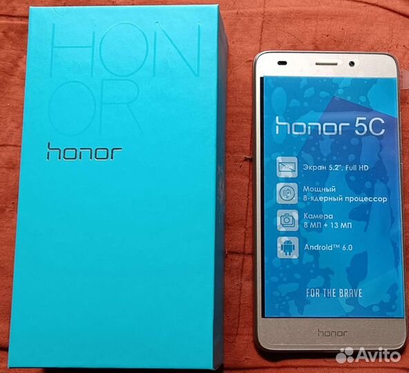 Смартфон Honor 5c 2/16+чехол