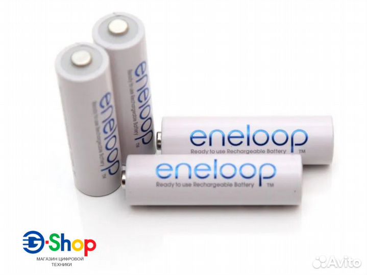 Набор 4x Аккумулятора AA Eneloop + Зарядное
