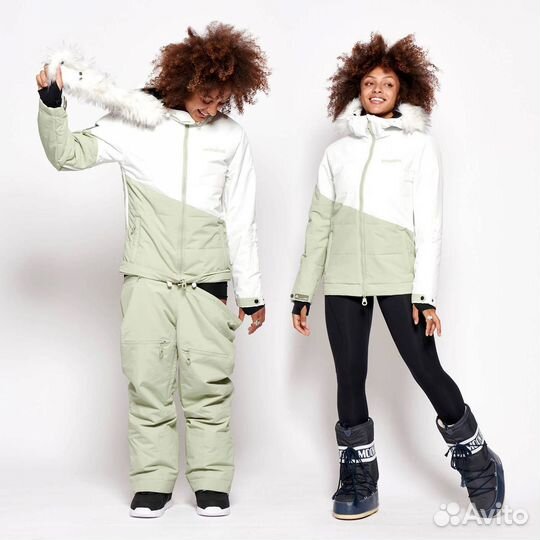 Комбинезон жен oneskee Acclimate Sage Green/White