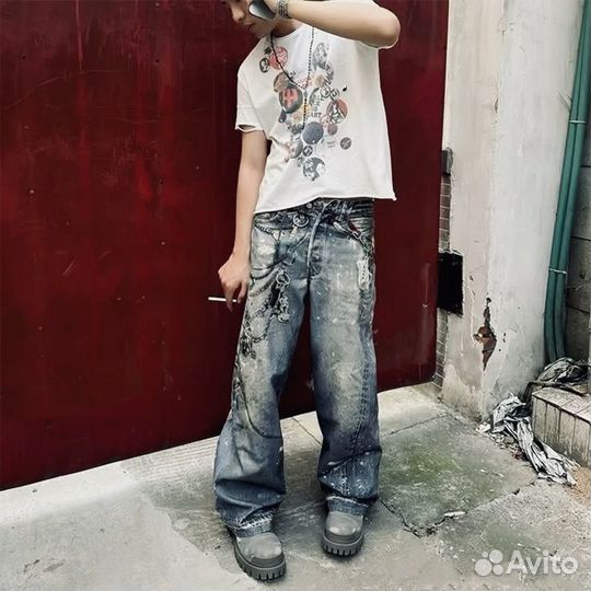 Джинсы архив Acne studios 1981M синие