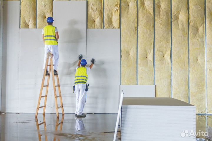 Гипсокартонщик вахта. Питание + проживание