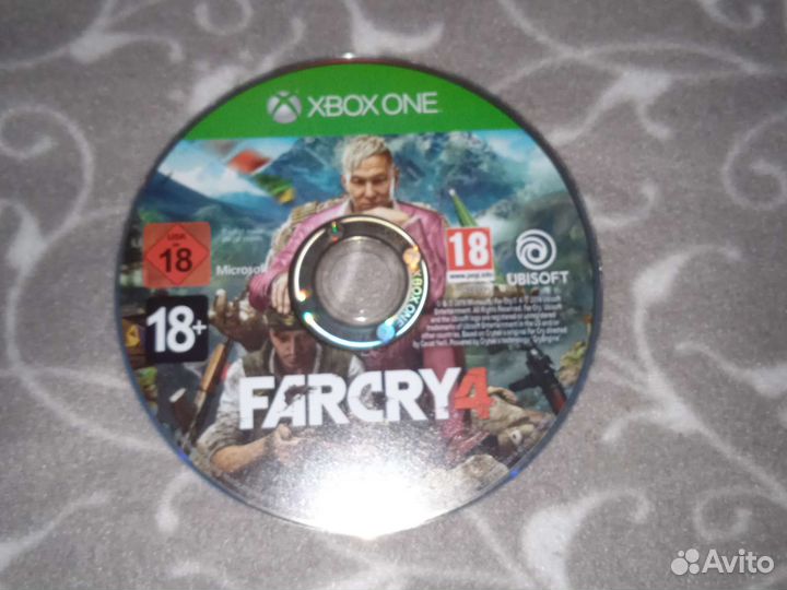 Игровые диски на xbox ONE 360 farcry 4, 