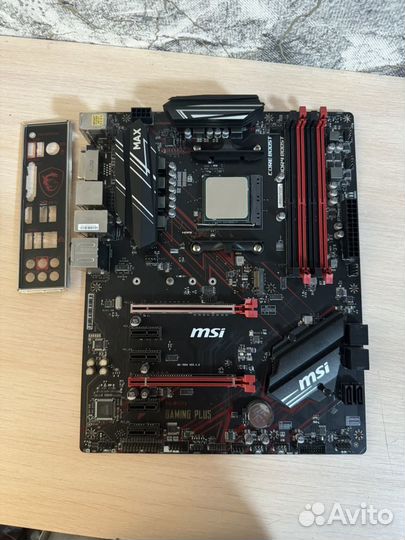 Комплект (AM4): мать msi + Ryzen 5 5600x