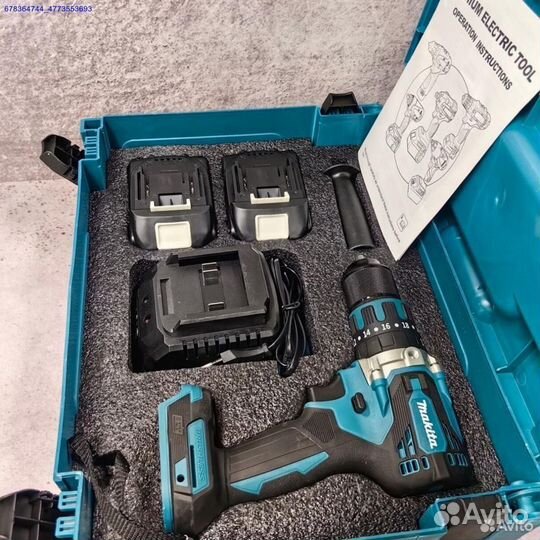 Шуруповерт аккумуляторный Makita 60нм бесщеточный