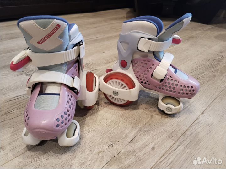 Роликовые коньки детские раздвижные