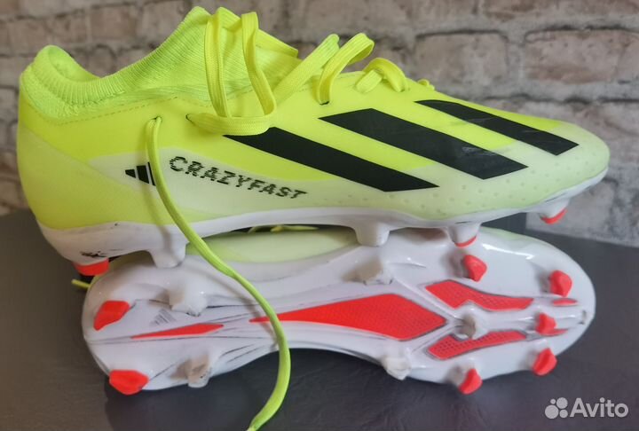 Футбольные бутсы adidas crazyfast 39,5 размер