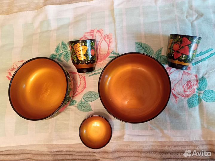 Хохлома набор столовый