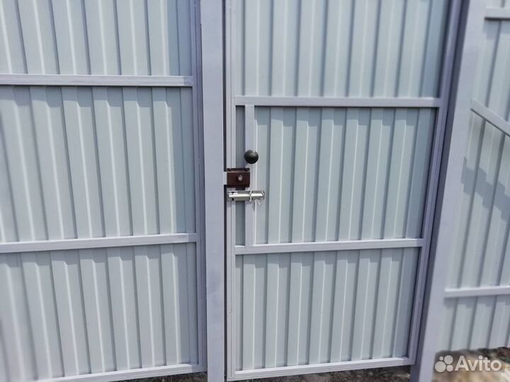 Забор из профлиста под ключ