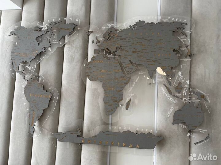 Карта мира(панно на стену)