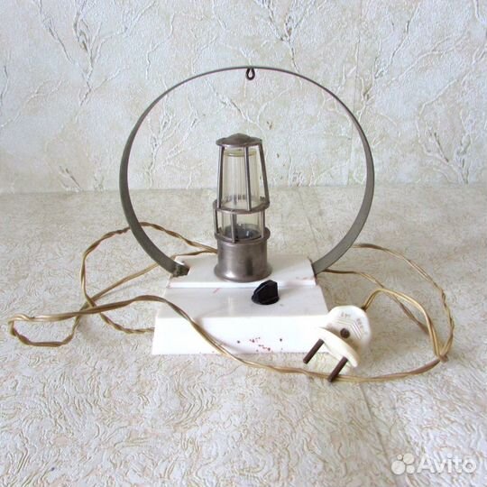 Ночник СССР Шахтёрская лампа, винтаж 70-х