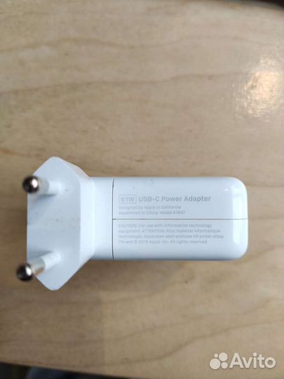 Зу MacBook Pro USB-C 61W оригинал на запчасти