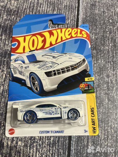 Машинки Hot Wheels custom '11 camaro