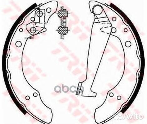 Колодки барабанные chery amulet, skoda fabia I