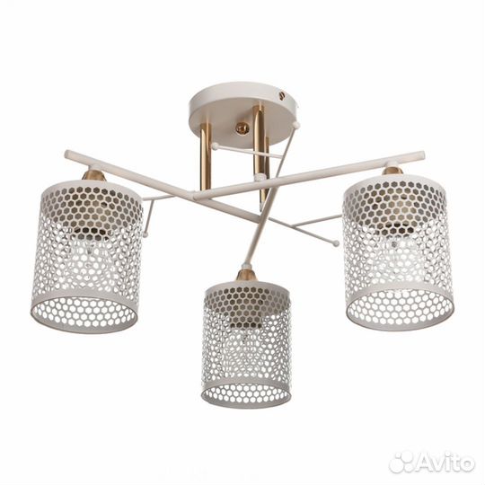 Люстра металлическая новая