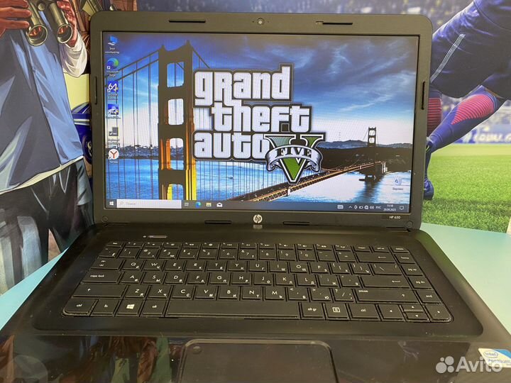 Шустрый Ноутбук HP SSD/6gb/Intel