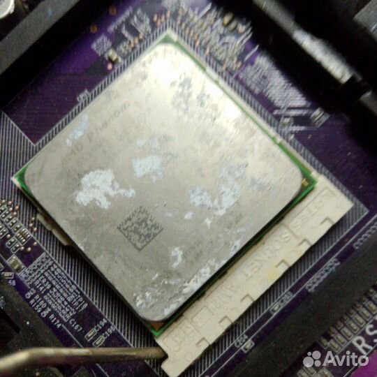 Материнская плата с процессором