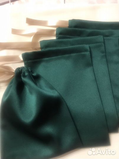 Праздничные нарядные мешочки из текстиля