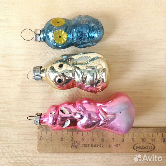 Елочные игрушки СССР