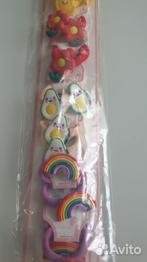 Набор силиконовых резинок для волос 20 шт