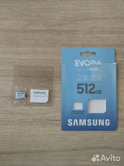 Карта памяти microsd Samsung evo plus 512 GB