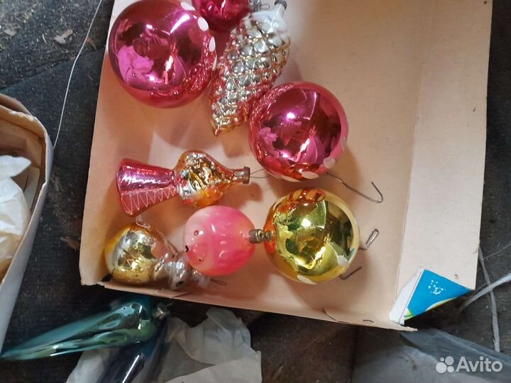 Елочные игрушки СССР