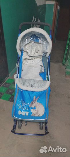 Продам коляску санки