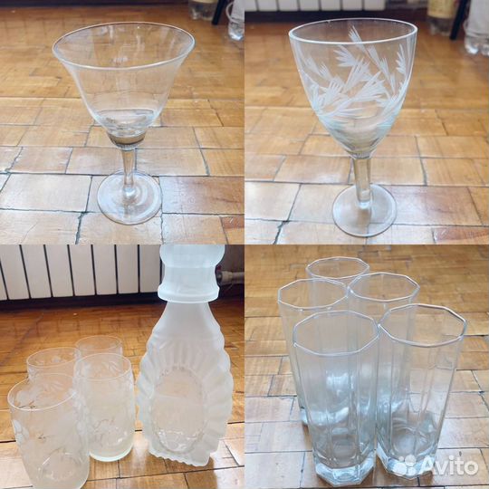 Стаканы, бокалы, набор
