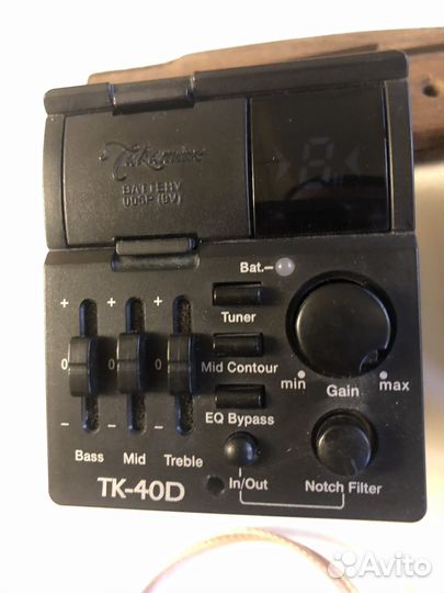 Преамп Takamine TK-40D + звукосниматели