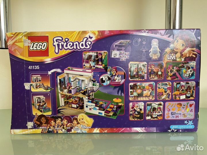 Lego Friends дом поп-звезды ливи
