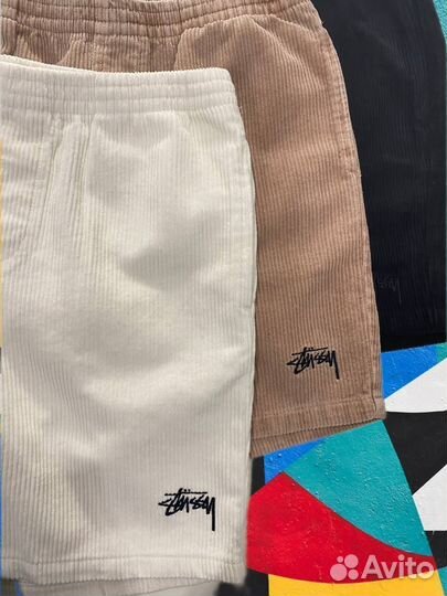Вельветовые шорты Stussy