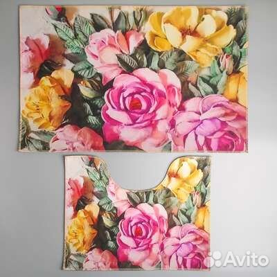 Набор ковриков для ванной и туалета