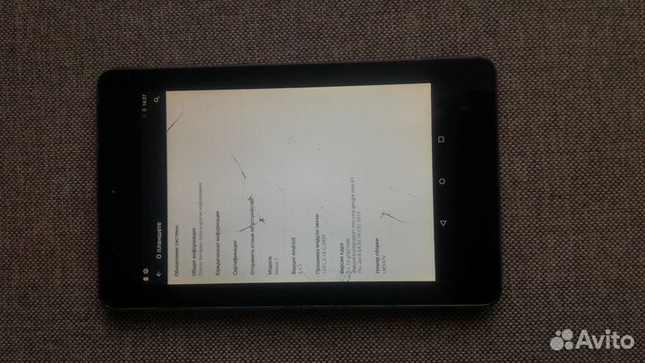 Asus nexus 7 32gb 3G(2012) разбит только сенсор
