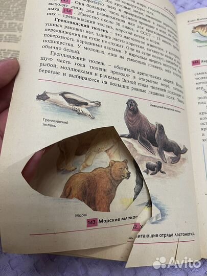 Биология животные 7-8. Книга д/чтения по зоологии