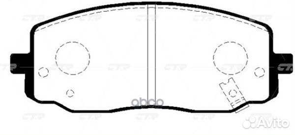 Ckkk-26 Колодки тормозные дисковые перед