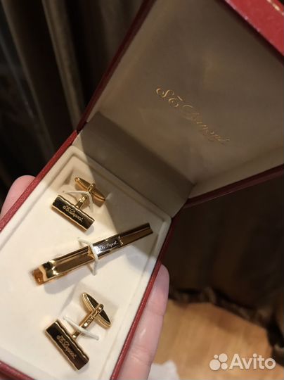 Запонки dupont новые