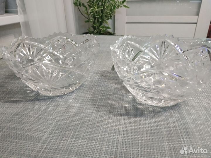 Салатник хрустальный
