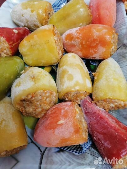 Перец домашний фаршированный