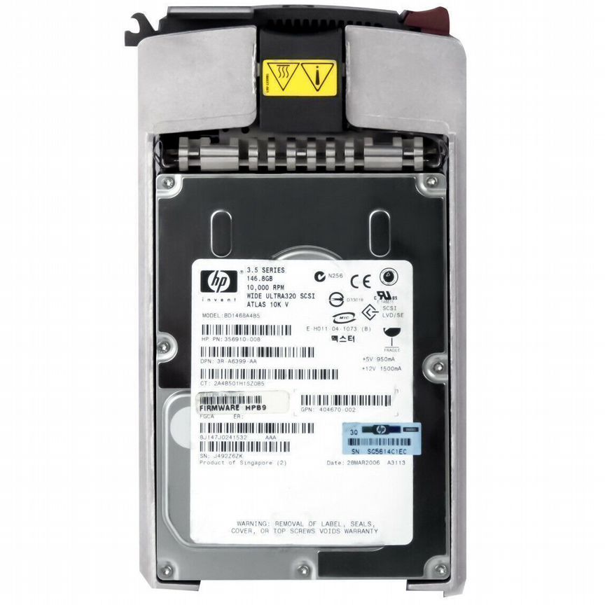 [BD1468A4B5] Жесткий Диск Hp 146,8gb U320scsi 3.5" Bd1468a4b5