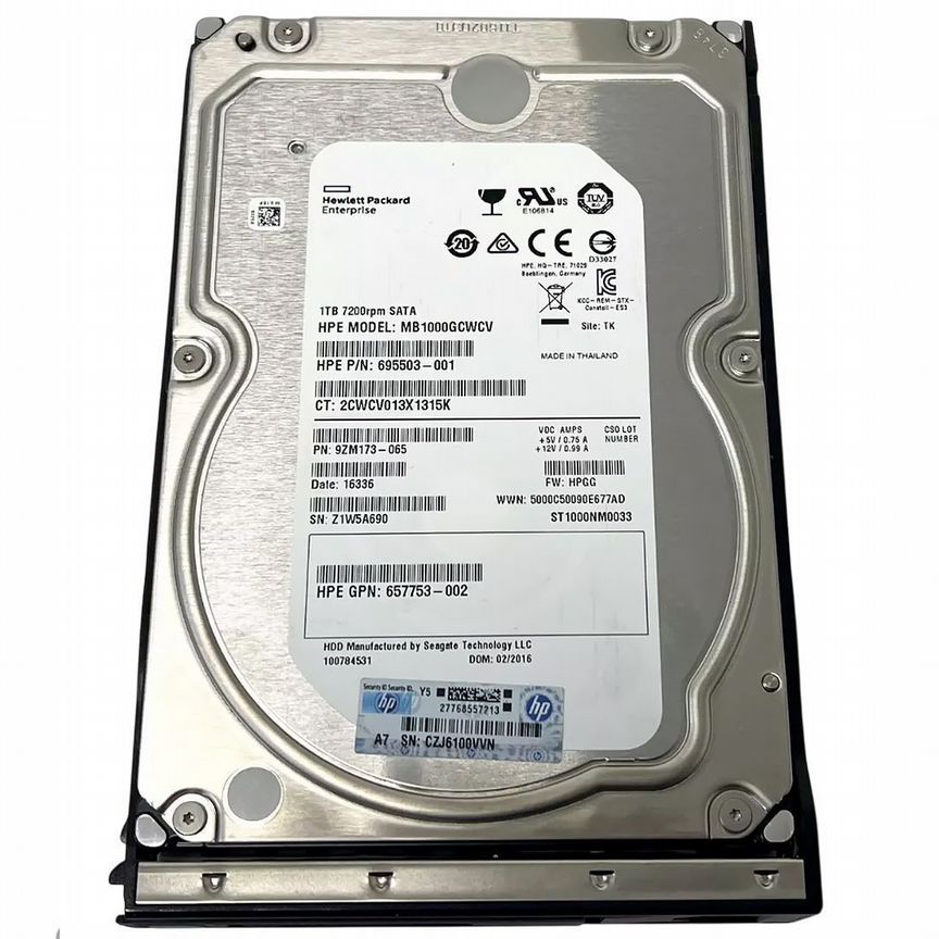 [862130-001] Жесткий Диск Hp 1tb Sata3 3.5" Hdd 862130-001