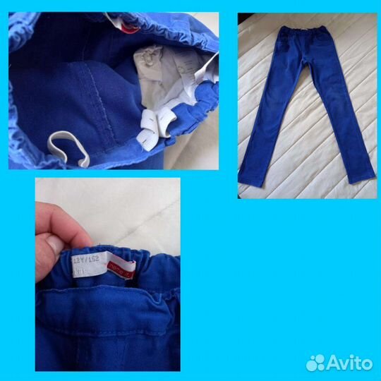 Пакет для девоч152 см:2 джинсы Zara, Name It+капри