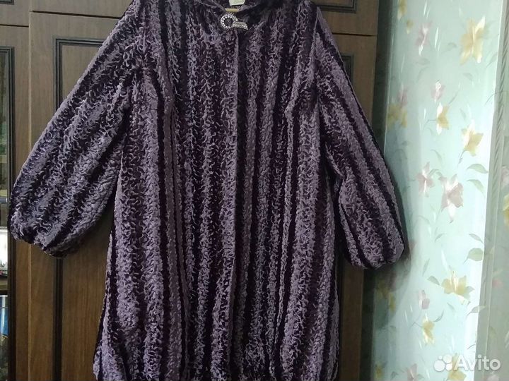 Шубка под каракуль Экомех 56р