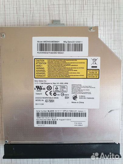 DVD привод для ноутбука Sony Optiarc