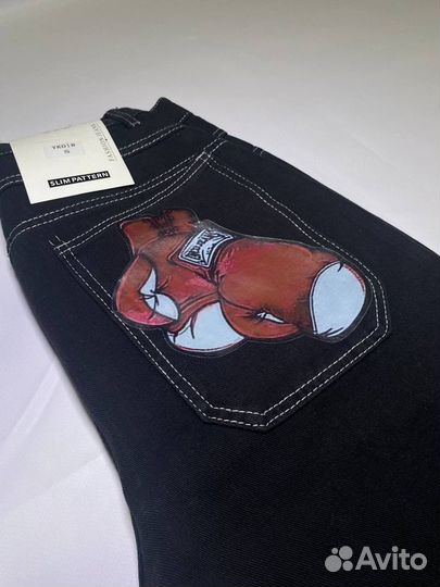 Джинсы широкие jnco sk8