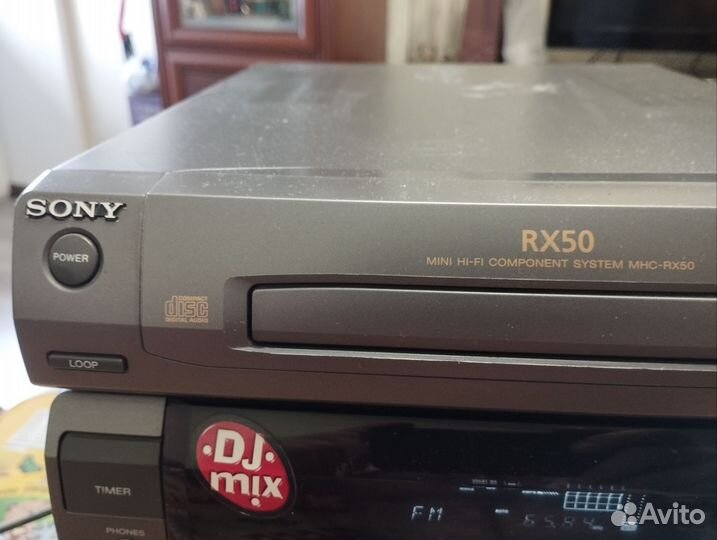 Музыкальный центр sony RX50