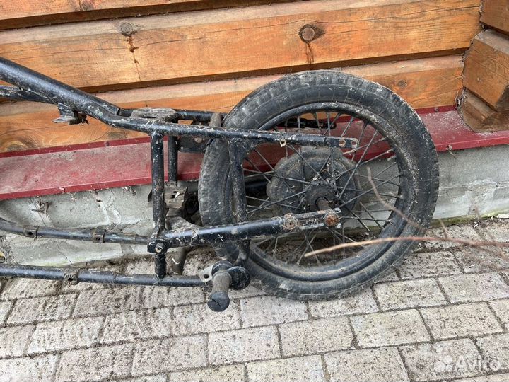 Рама с колесами мотоцикла имз, Урал или К 750