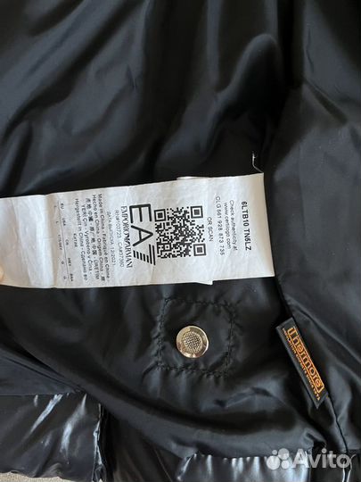 Куртка женская Armani EA7 shiny jacket 46