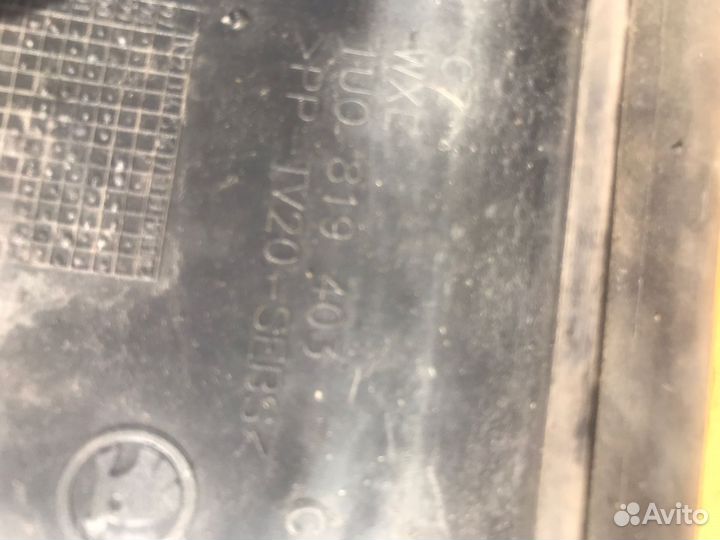 Жабо для Шкода Октавия тур 1U 1998-2010гв